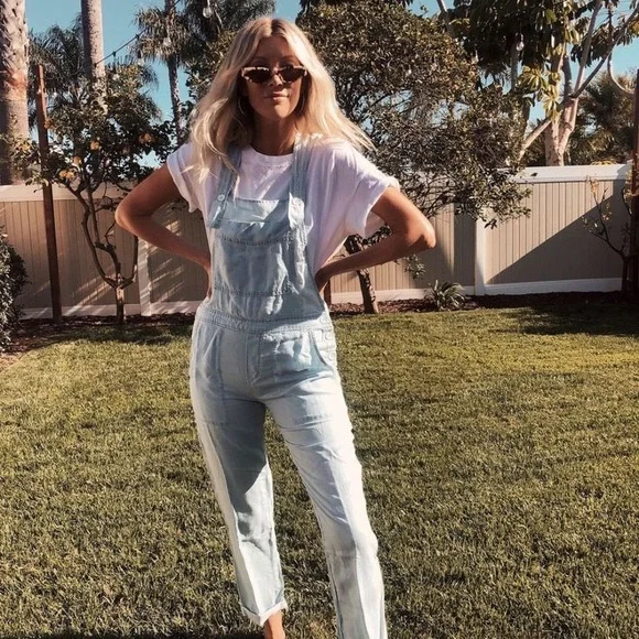 Bella Dahl Chambray Overalls - Picture 2 of 4